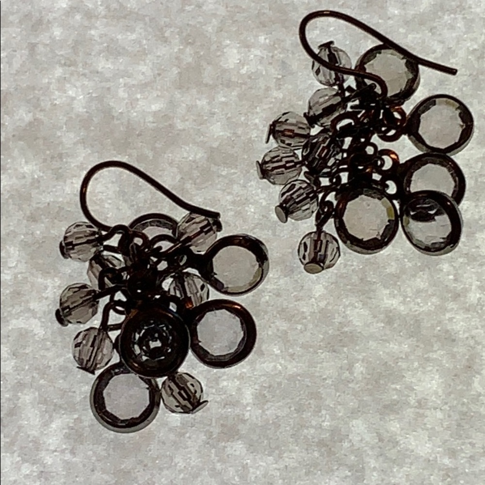 Lavender dangly earrings